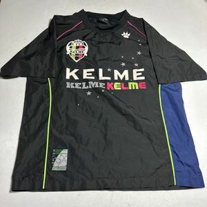 ケレメ KELME ケルメ 黒 ブラック フットサル サッカー 半袖ピステ Mサイズ