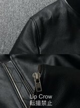 TYPE MA-1 シープスキン フライトジャケット レザー ラム サイズ選択可 ボマー ボンバー 羊革 ブラック L(38)_画像2