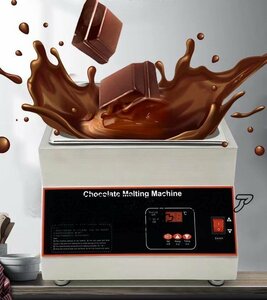人気推薦 チョコレート溶融機 4個ポット 0-95* ステンレス製 DIYチョコ/ミルク/クリーム/バター/チーズ 材料溶融 保温F714