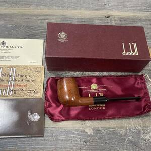 7568 dunhill ROOT BRIAR OH21 323 イギリス製 パイプ 喫煙具 箱付き / ダンヒル 送料無料