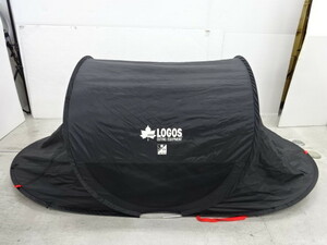 LOGOS Black UV pop full shell ta--AI Logo scan p tent / tarp 032578004