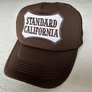 初期デッドストック! STANDARD CALIFORNIA シールドロゴパッチ メッシュキャップ 帽子 スタンダードカリフォルニア