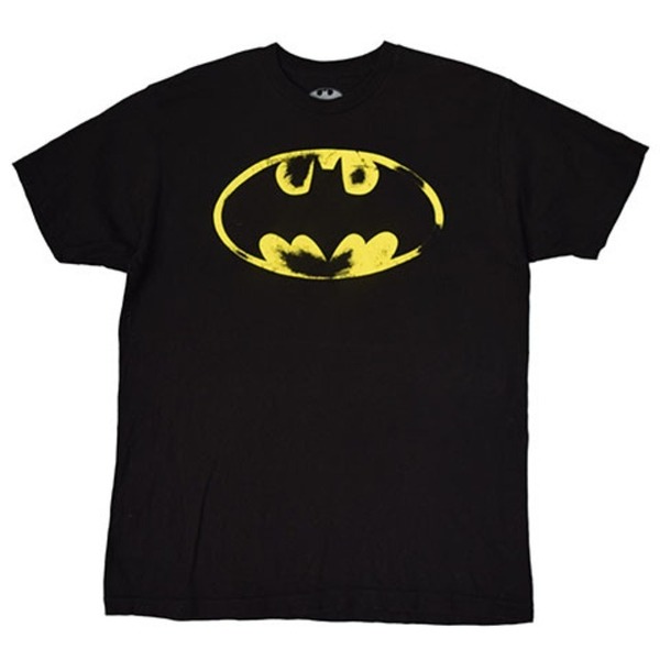 【Lサイズ】 DCコミックス 映画 BATMAN バットマン キャラクター ロゴプリント Tシャツ メンズL アメコミ 古着 BA1312