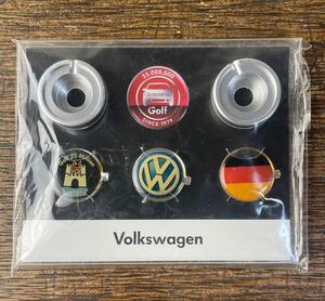 非売品 Volkswagen フォルクスワーゲン オリジナル ナンバープレート ピンズ セット VW 日本製 未使用