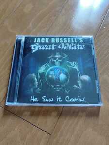 廃盤◆JACK RUSSELL'S GREAT WHITE / HE SAW IT COMING　ジャック・ラッセルズ・グレイト・ホワイト