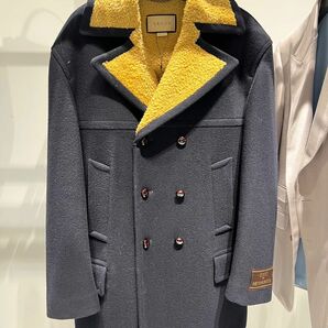 Gucci Double-Breasted Wool And Teddy Coat