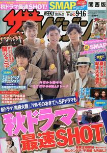 テレビジョン 2011★SMAP 表紙＆11ページ特集 木村拓哉 香取慎吾 稲垣吾郎 中居正広 草なぎ剛 草彅剛★伊藤英明 高良健吾 吹石一恵★aoaoya