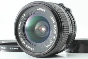 キャノン Canon ニューFD 24mm F/2.8 MF 広角レンズ クロススクリーン付 l3521