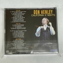 新品！！MD-1072: DON HENLEY - CALIF. 2 NIGHTS [ドン・ヘンリー、EAGLES]_画像2