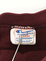 古着 80s USA製 Champion Reverse Weave 「MUHLENBERG COLLEGE」 2段 カレッジ リバース スウェット XL 古着_画像8