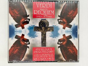 即決2CD VERDI MESSA DA REQUIEM & OPERA CHORUSES / STUDER ZAJICK MUTI ムーティ The CD Club K04