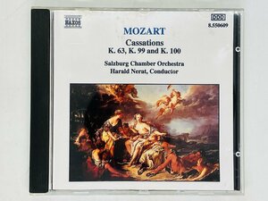 即決CD MOZART Cassations K 63, 99 & 100 モーツァルト / Harald Nerat Conductor NAXOS Z47