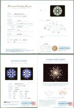 0.264ct D VVS1 3EX H&C DS付 中宝 鑑定書