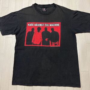 90s USA製 RAGE AGAINST THE MACHINE 1999 プリント ビンテージ 半袖Tシャツ giant