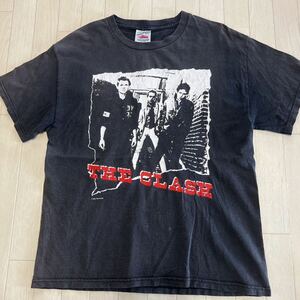 00s THE CLASH ザ クラッシュ 2004 PAUL JOE MICK TOPPER 両面 プリント ロック バンド ビンテージ 半袖Tシャツ TENNESSEE RIVER