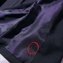 Needles ニードルス ウール×モヘア テーラード ジャケット ラグランスリーブ 玉縁ポケット 日本製 ネペンテス メンズ (M) 黒 o-616_画像7