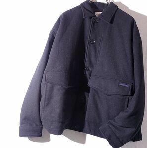 GRAMICCI×JUNRed グラミチ ジュンレッド コラボ ウール ジャケット ワーク オーバーサイズ ジャケット ブラック 美品 メンズ (M) 黒 o-611