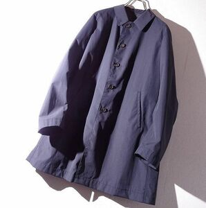 ripvanwinkle リップヴァンウインクル ナイロン コート ステンカラー 日本製 羽織 メンズ アウター (S) チャコールグレー ●o-462