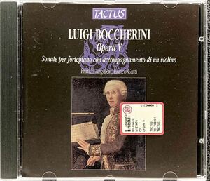 CD/ ボッケリーニ：ヴァイオリンを伴うフォルテピアノのためのソナタ集 / ガッティ(Vn)、アンジェレーリ(フォルテP)