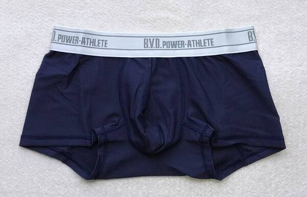 B.V.D ボクサーパンツ LLサイズ ローライズ メッシュ ネイビー 日本製 ☆送料無料