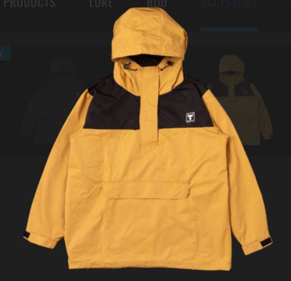 ★新品未使用★ Jackall ジャッカル ST ANORAK JACKET/STアノラックジャケット イエロー Lサイズ