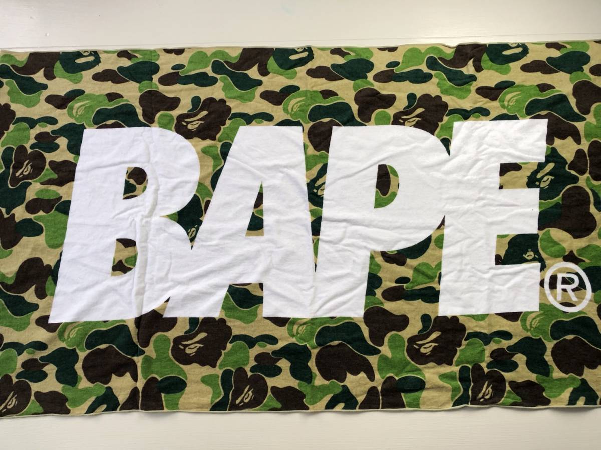 未使用】 アベイシングエイプ バスタオル A BATHING APE-