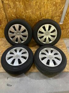 【15インチ】トヨタ純正　タイヤ付ホイール4本セット　PCD100 4穴　タイヤ175/65R15 カローラフィールダー　no3