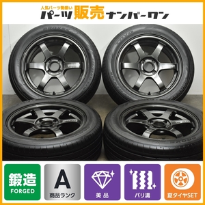 【鍛造 美品】RAYS VOLK RACING TE37 Sonic 16in 6.5J +38 PCD100 トーヨー プロクセス C1S 205/55R16 オーラ ノート デミオ ロードスター