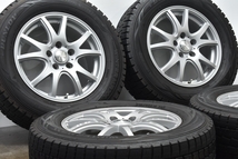 【程度良好品】Weds ファング 16in 6.5J +53 PCD114.3 ダンロップ ウインターマックス WM01 215/65R16 C-HR エスティマ オデッセイ 即納可_画像2