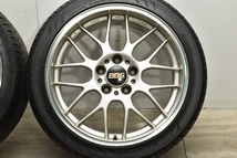 【希少品 バリ溝】BBS RG-R RG737 18in 8.5J+13 PCD120 ナンカン NS-20 235/40R18 265/35R18 BMW E34 E60 5シリーズ 鍛造 FORGED 送料無料_画像6