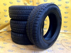 K-742☆2021年製バリ溝☆195/65R15 PIRELLI ICE ASIMMETRICO PLUS 残溝約7.5㎜☆スタドレス4本セット☆☆プリウス ヴォクシー等