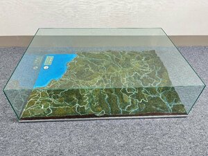 ①立体模型 「天城山」 ジオラマ 立体地図 背景 景色 静岡県 伊豆 大型 透明ケース インテリア