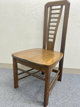 ①近藤工芸 OAK Solid furniture ダイニングチェア 木製 椅子 イス チェア カントリー調_画像1