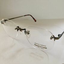 新品・未使用 ★ Bausch & Lomb ★ ふちなし メガネ フレーム 163 ★ ボシュロム めがね 眼鏡 （管理F159）_画像3