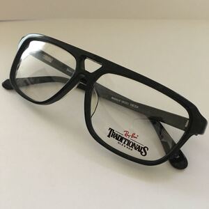 新品・未使用 ★ Ray-Ban TRADITIONALS ★ メガネ フレーム FRANKLIN(#05) 黒 ブラック ★ レイバン めがね 眼鏡 （管理F166）