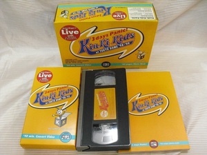 1 jpy ~ KinKi Kids! 3 days Panic! at TOKYO DOME '98-'99 Doumoto Kouichi Doumoto Tsuyoshi VHS video at that time goods 