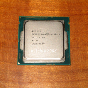 Intel Xeon E3-1281 v3 3.7GHz(TB:最大4.1GHz) LGA1150 Haswell 動作確認済 クリックポストなら送料185円 (E3-1281V3) [No.916]