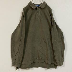 USA 古着 POLO ポロ ラルフローレン ポロシャツ 長袖 d1091