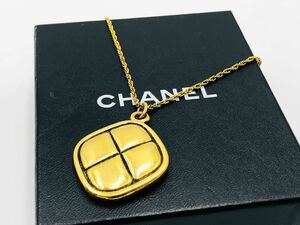 1円～ シャネル ＣＨＡＮＥＬ ゴールドGP チェーンネックレス マトラッセデザイン 存在感 高級感 ヴィンテージ刻印有り A361