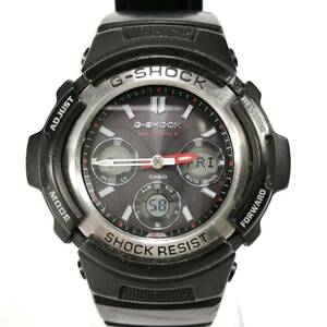 稼働品 CASIO G-SHOCK AWG-M100 ソーラー 腕時計 ラバー カシオ