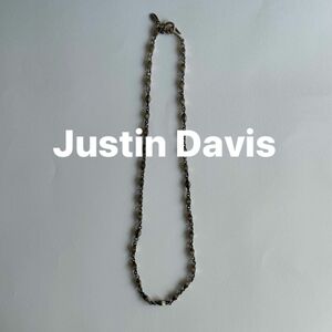 《used》Justin Davis チェーン　シルバー　50cm SILVER シルバーネックレス