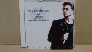 CD-EP★ジョージ・マイケル＆クイーン★ライヴ5曲収録★George Michael & Queen,Lisa Stansfield : Five Live★輸入盤★4枚同梱可能