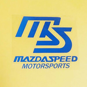 マツダスピード MAZDA Speed ステッカー　ブルー（青）　Lサイズ　 1枚