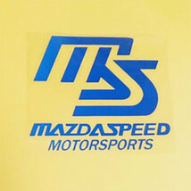 マツダスピード MAZDA Speed ステッカー　ブルー（青）　Lサイズ　 1枚_画像1