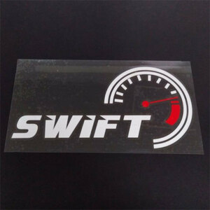 SUZUKI SWIFT スイフト　デカール　シルバーホワイト　1枚