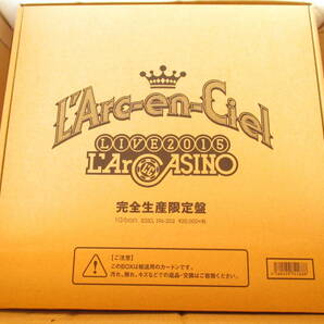 送料無料！ 新品 L'Arc-en-Ciel LIVE 2015 L'ArCASINO 完全生産限定盤 Blu-ray ラルク アン シエル きらきらL'25ショッピングバッグ付きの画像1