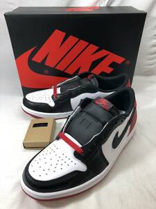 ■未使用 NIKE AIR JORDAN 1 RETRO LOW OG Black Toe AJ1 ナイキ エア ジョーダン 1 レトロ ロー ブラックトゥ CZ0790-106 ●230905