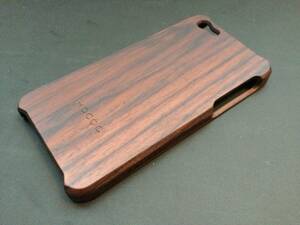 【新品・希少・生産終了品】　Hacoa ハコア　 iPhone 5ケース　天然木製〔ウォールナット〕Wooden Case for iPhone 5 2013年製造品　