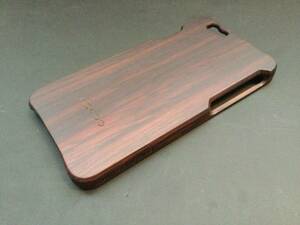 【新品・希少・生産終了品】　Hacoa ハコア　 iPhone 6 ケース　天然木製〔ウォールナット〕Wooden Case for iPhone 6 2014年製造品