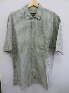 Timberland　半袖チェックシャツ　Sサイズ